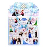 Conjunto De Adesivos À Prova D'água Frozen 3d Cartoon Elsa Anna Para Menina