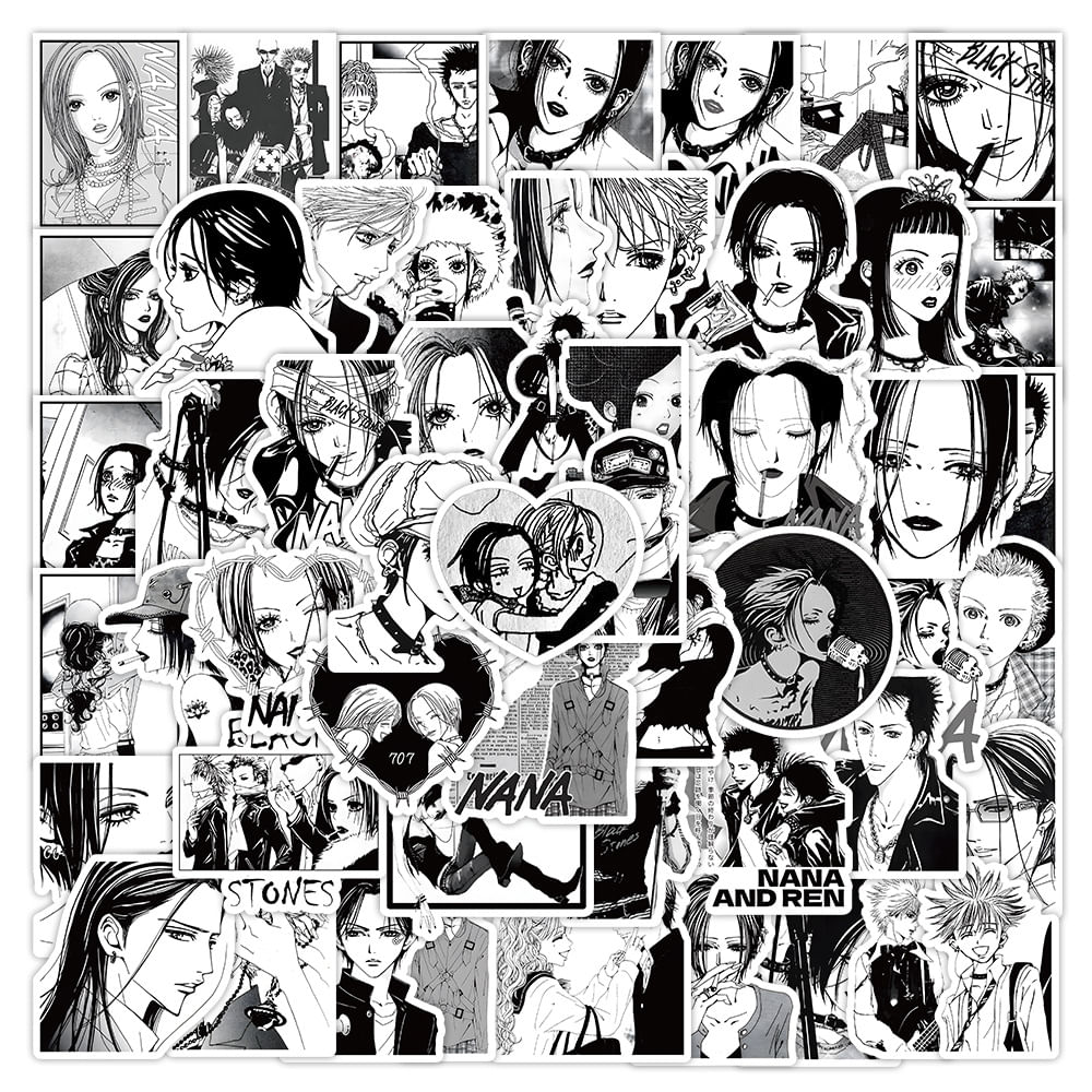 Adesivos Nanas Waterproof Vinyl Anime 60 Unidades De 5 A 7 Cm (pacote)