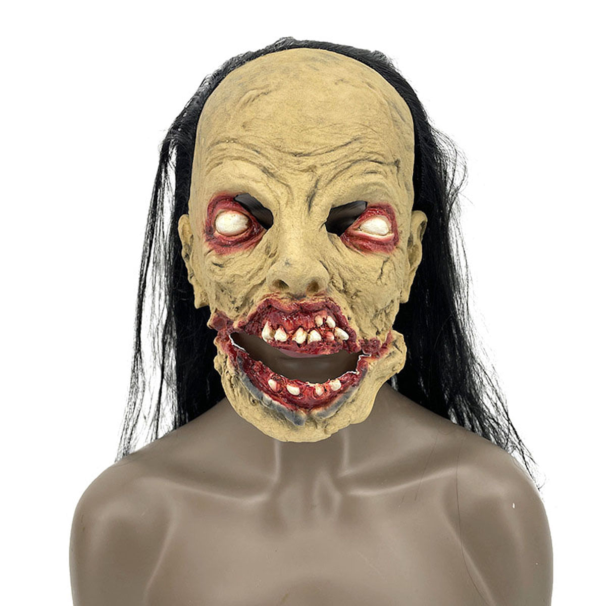 Máscara Walker Demon Rotten Face Scary Latex Cosplay