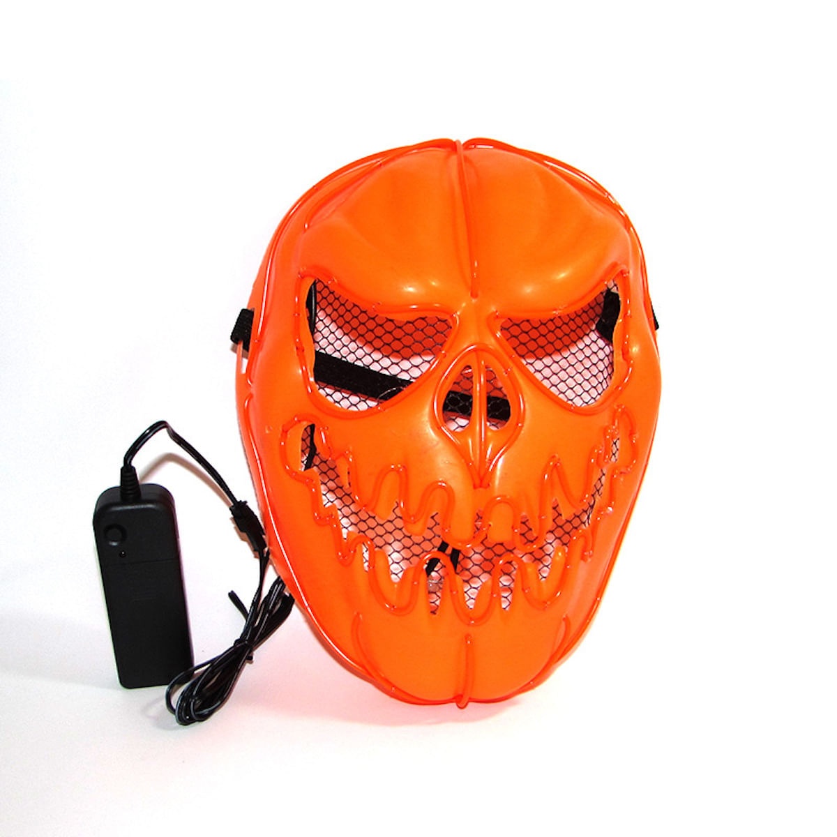 Máscara Halloween Pumpkin Head El Cold Light Glowing