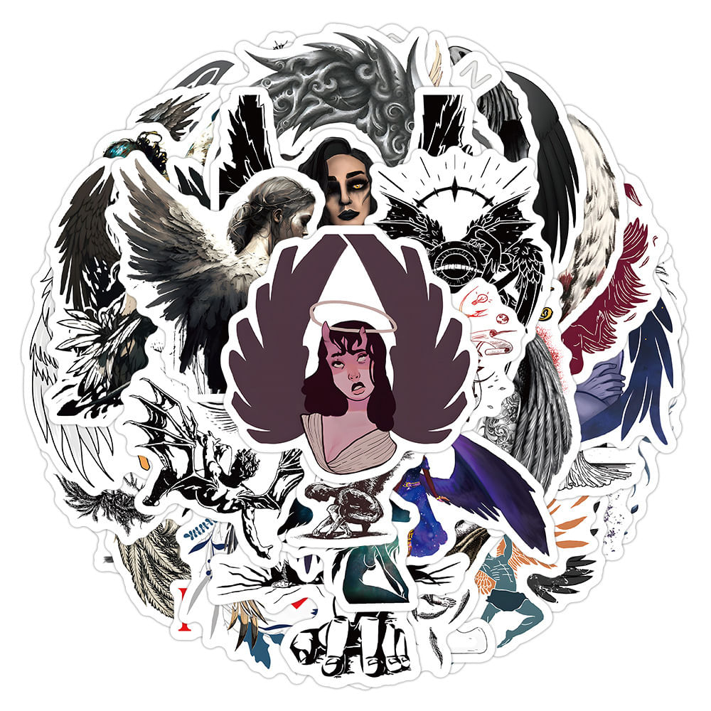 Adesivos Morganas Waterproof Vinyl Anime 50 Unidades/lote 5-7 Cm