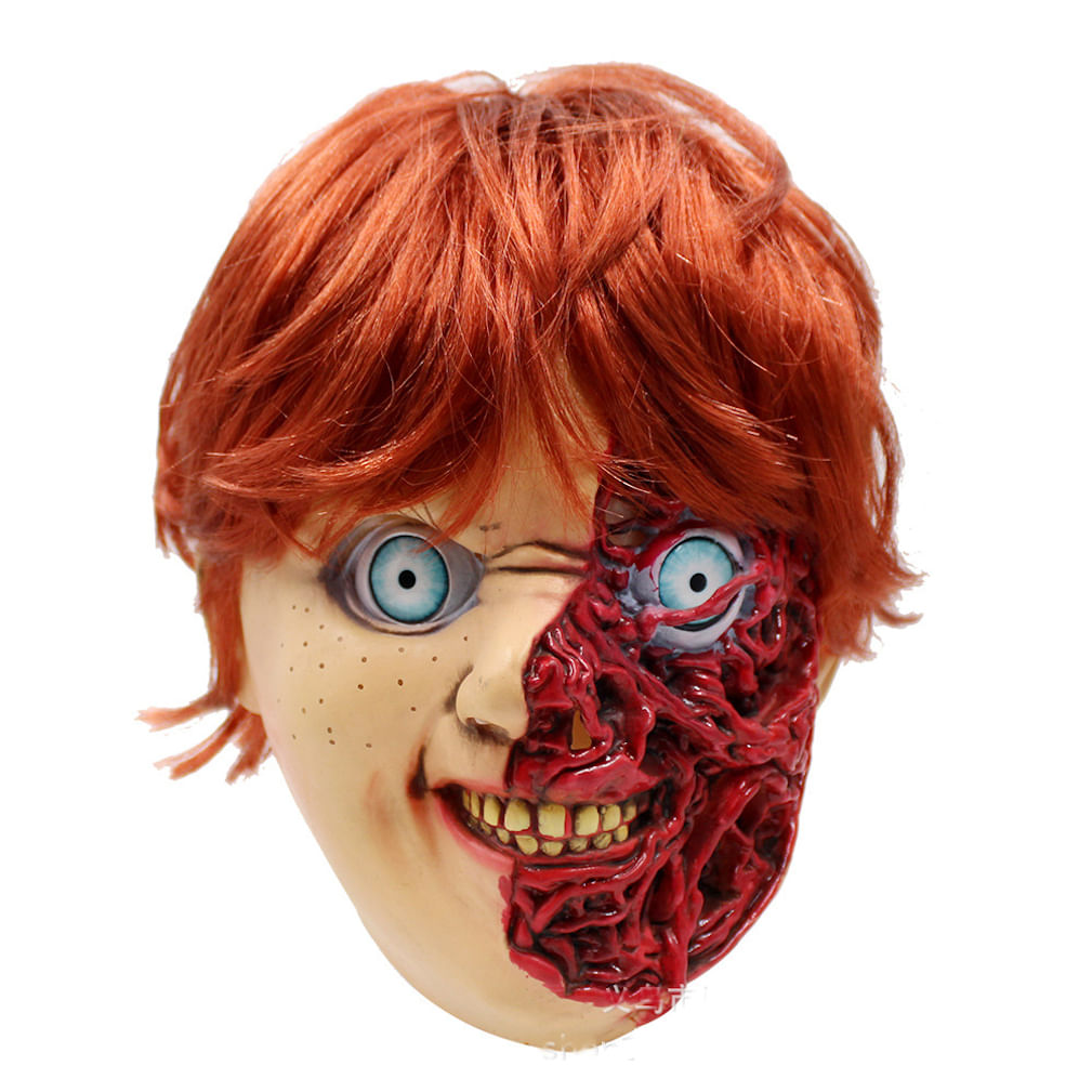 Mask Horror Rotten Face Latex Para Fantasia De Carnaval De Halloween