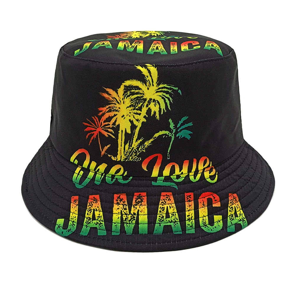 Bucket Hat Ones Adora Um Pescador De Praia Unissex De Anime Da Jamaica