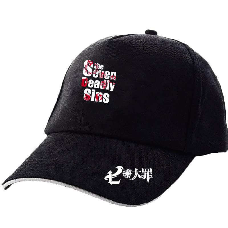 Boné De Beisebol Sevens Deadlys Sins Anime Para Adultos
