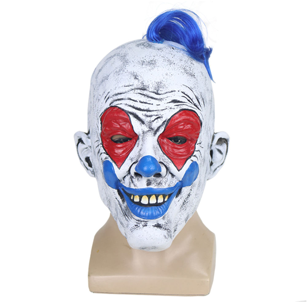 Máscara Punk Clown Cosplay Halloween Latex Overhead 230g