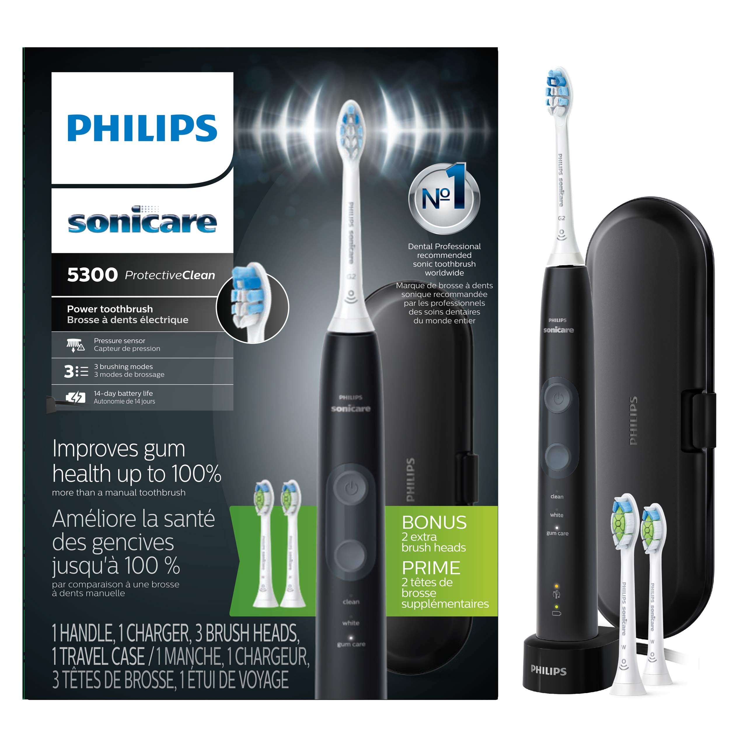Escova De Dentes Elétrica Philips Sonicare Protectiveclean 5300