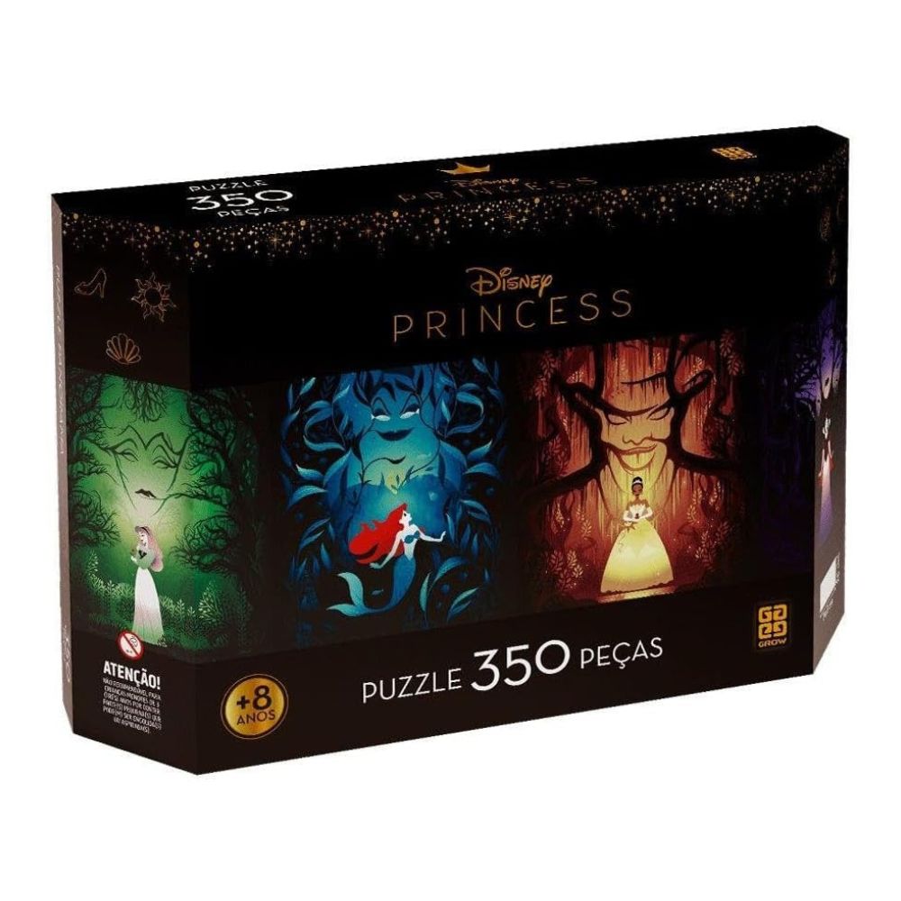 Quebra Cabeca 350 Pecas Panorama Princesas Grow 04356