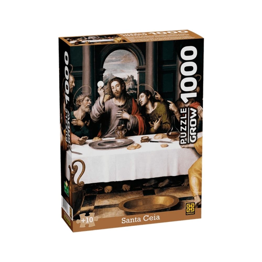 Quebra Cabeca 1000 Pecas Santa Ceia Grow 01393