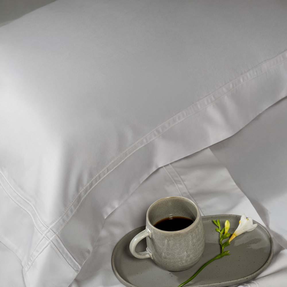 Kit Fronha 50x70cm 300 Fios Linhas - Marken Fassi Branco