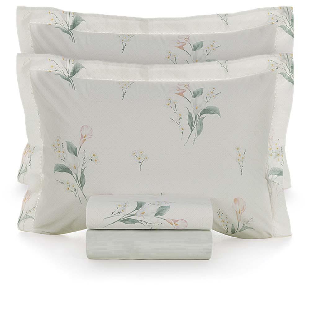 Jogo De Cama Queen 200 Fios Lydia - Karsten Estampado