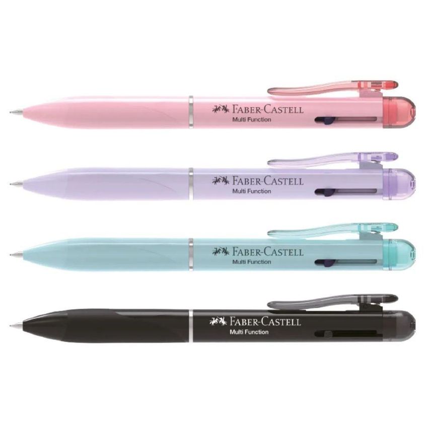 Lapiseira E Caneta Poly Multifunções 3 Em 1 Faber-castell Rosa - imagem 3