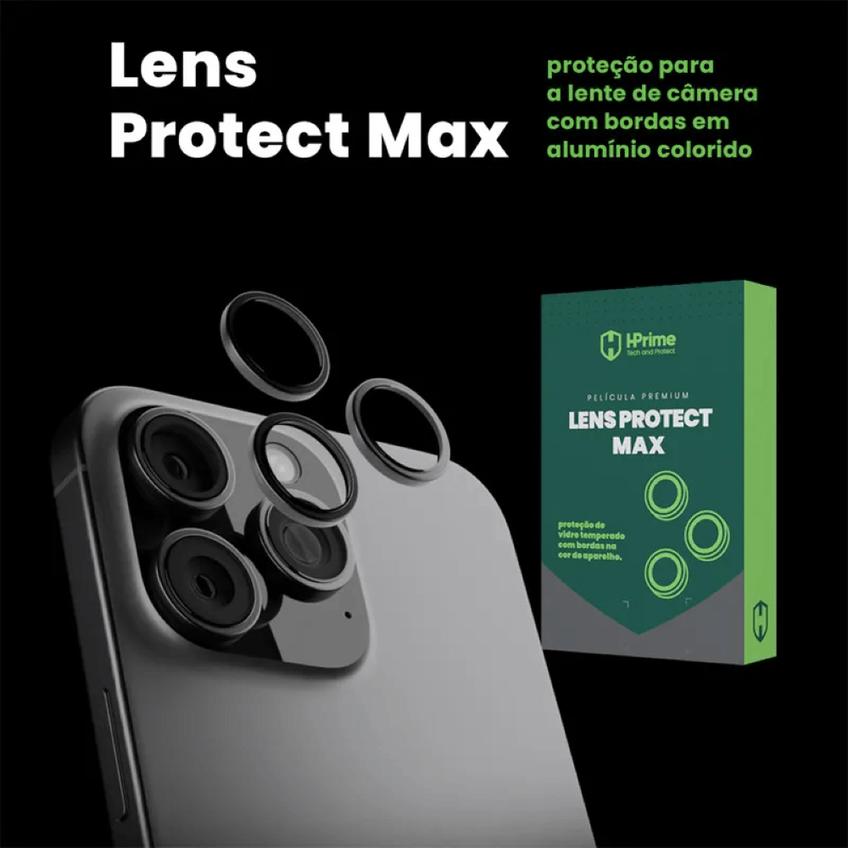 Pelicula Hprime Lente Laranja Para Iphone 17 Pro /17 Pro Max - imagem 4