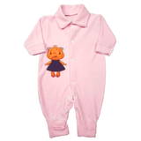 Macacão Bordado Plush Roupa de Bebê Menino e Menina Promoção