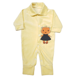 Macacão Bordado Plush Roupa de Bebê Menino e Menina Promoção