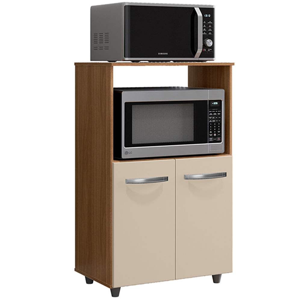 Balcao Multiuso Com Nicho Tais Savana Off White Mobbs