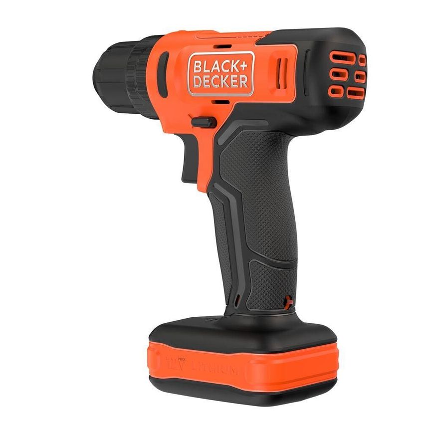 Parafusadeira E Furadeira De Impacto Black+decker Bcd712vhd 3/8? Luz Led Bateria 12v Bivolt - imagem 3