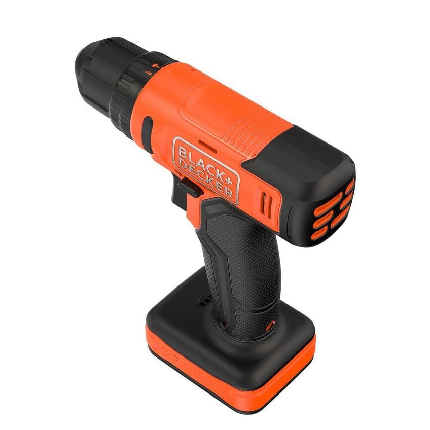Parafusadeira E Furadeira De Impacto Black+decker Bcd712vhd 3/8? Luz Led Bateria 12v Bivolt - imagem 5