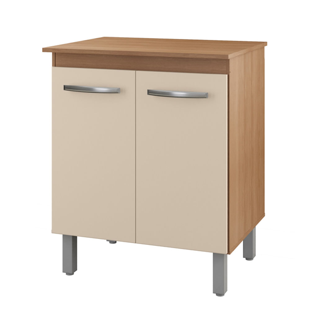 Balcao Multiuso C/ Tampo 70 Cm 2p Serena Sav Off White Mobbs