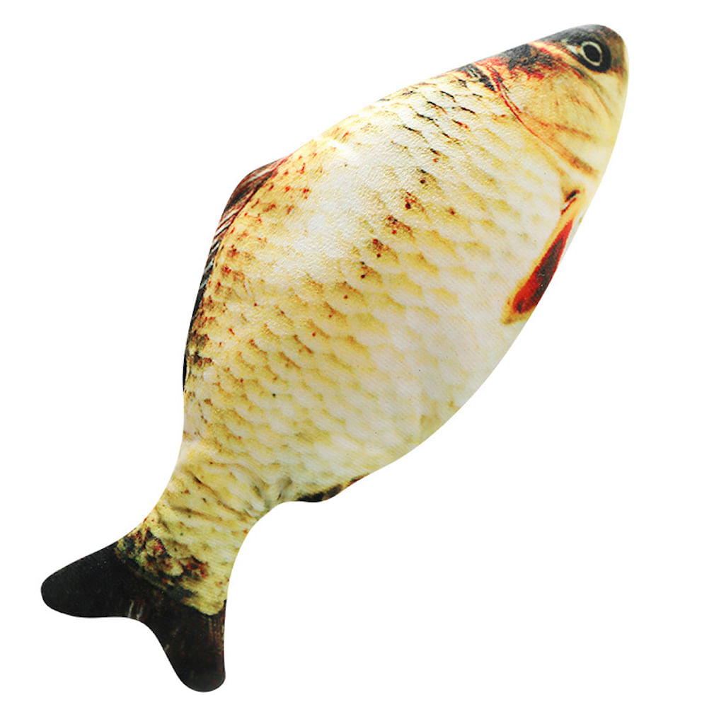 Boneca De Brinquedo De Pelúcia Simulada Fish Grass Carp Usb Recarregável