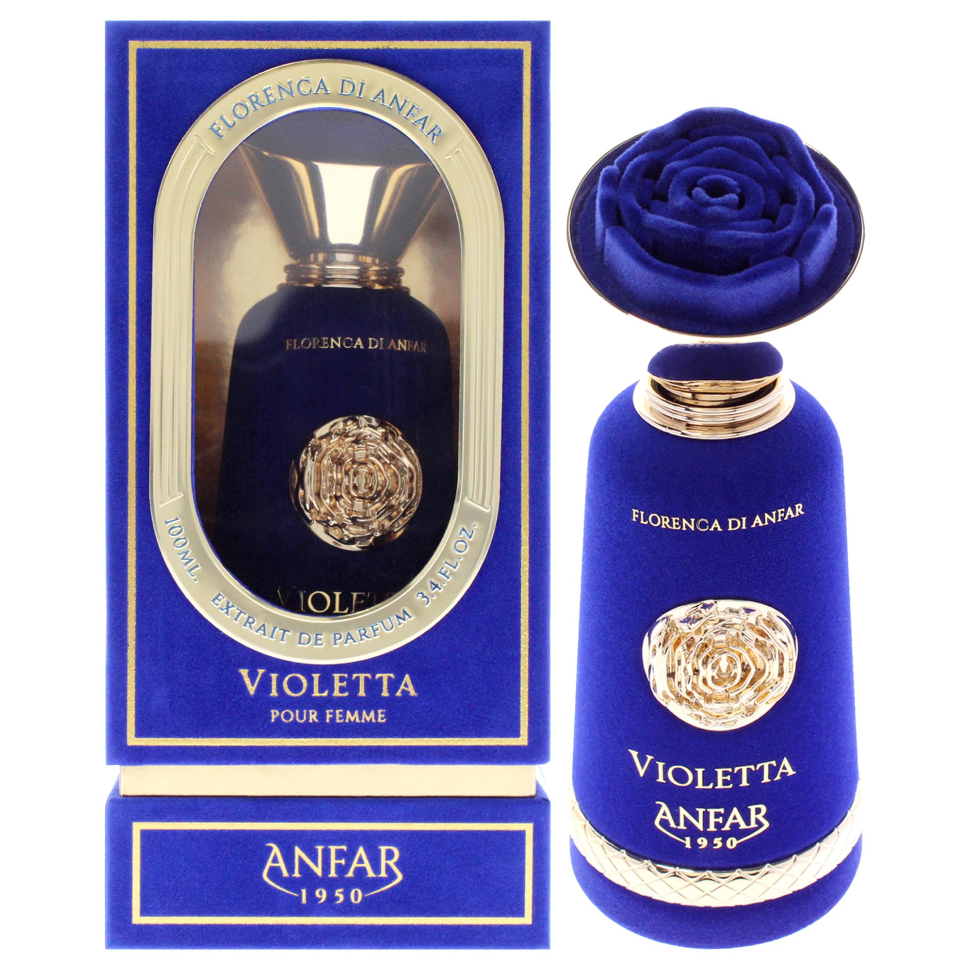 Perfume Anfar Violetta Para Mulheres Extrait De Parfum 100ml