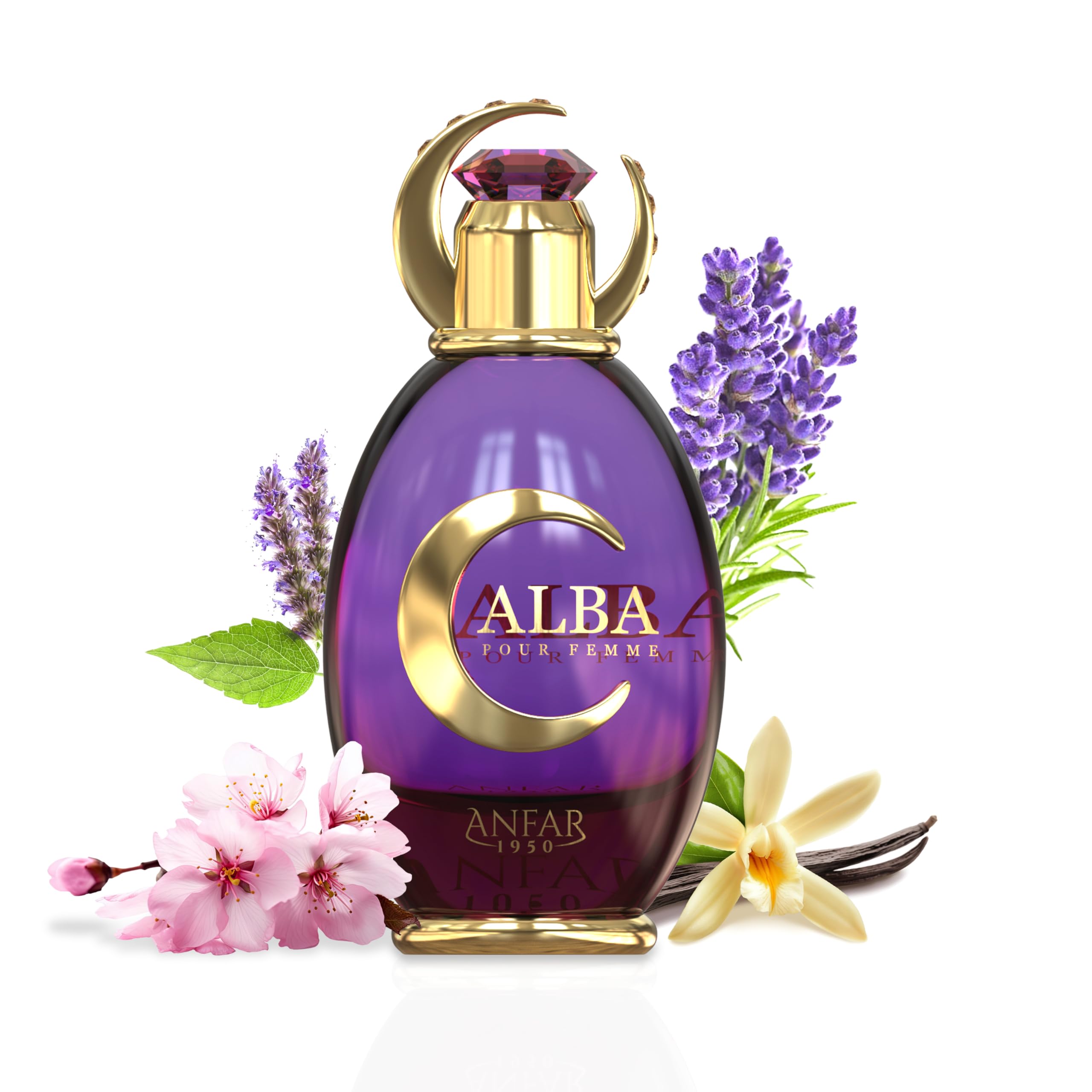 Perfume Anfar Alba Para Mulheres Extrait De Parfum 100ml
