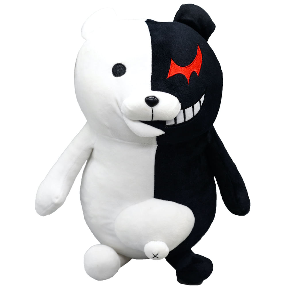 Boneca De Brinquedo De Pelúcia Danganronpas: Trigger Happy Havoc White Black Bear 25 Cm