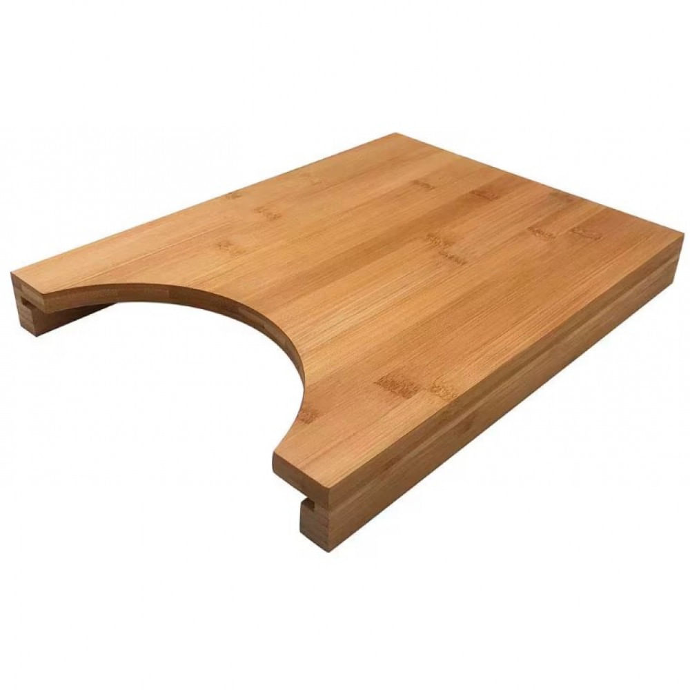 Tábua De Corte Dynasty Em Bambu Com Encaixe Para Prato 27,1x36,2 Cm