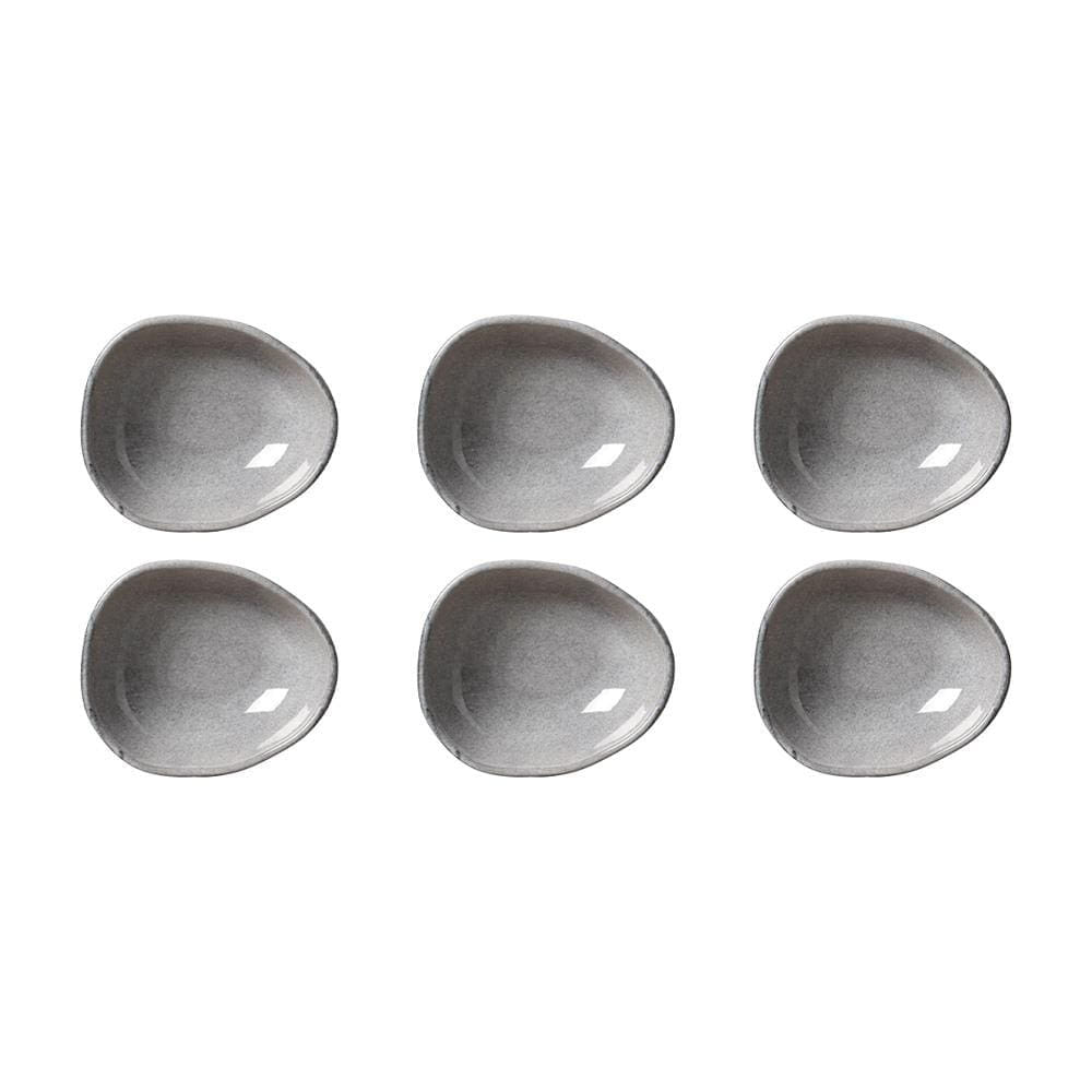 Conjunto De Cumbucas Oval Orgânico Dust 265ml 6 Peças Porto Brasil