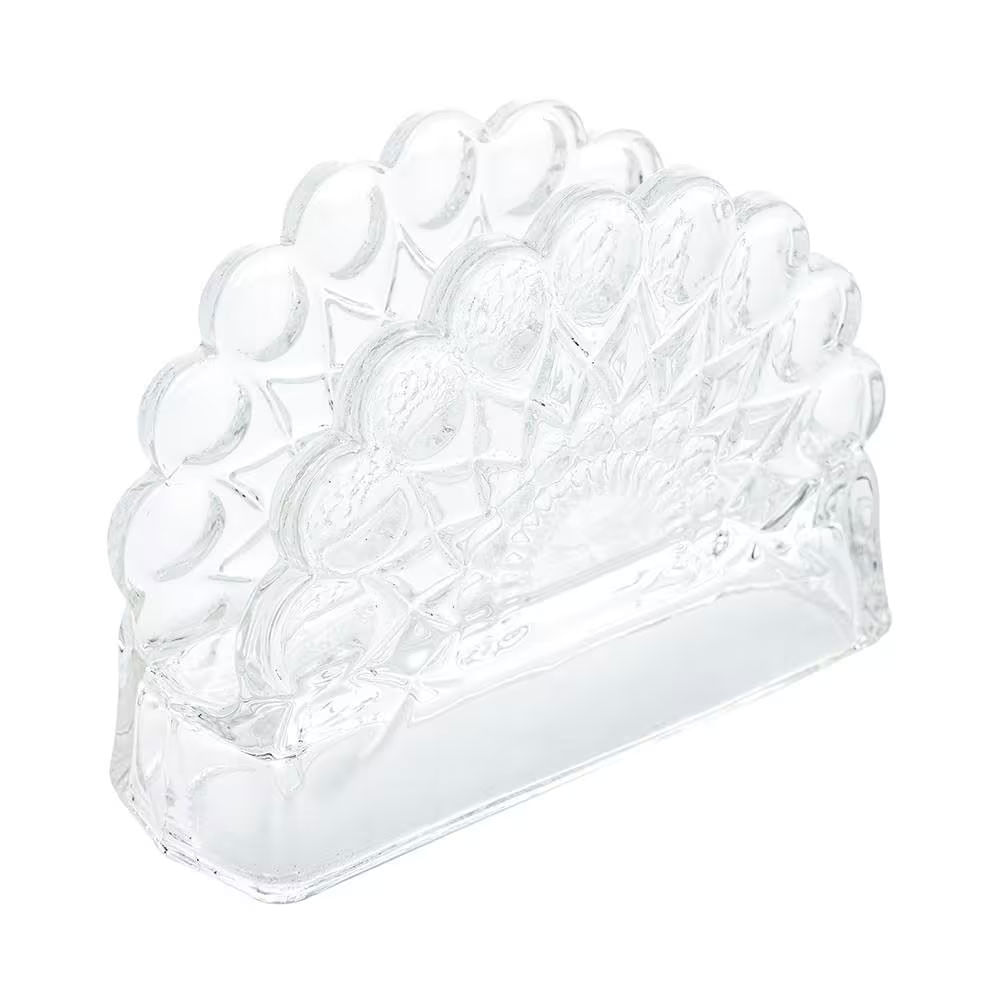 Porta-guardanapos Angel Cristal 12,5x4,5x9cm Design Clássico E Elegante Wolff