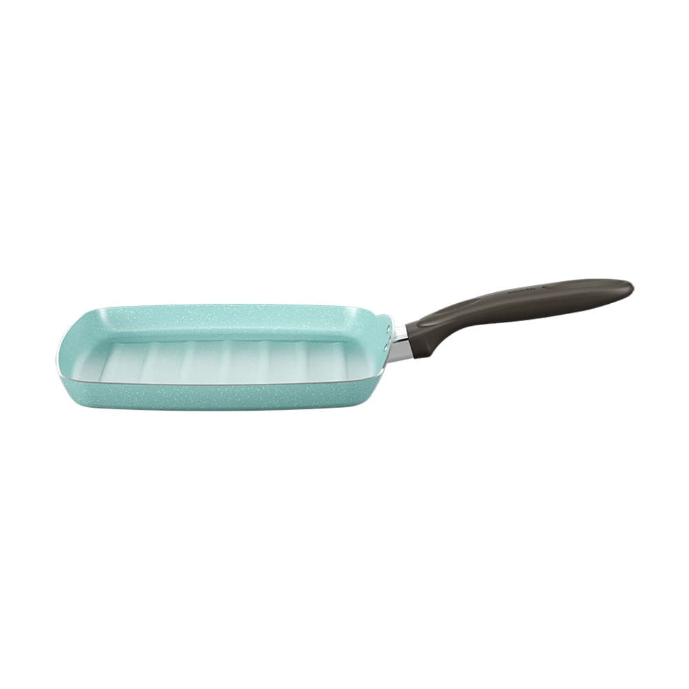 Frigideira Grill Suprema Ceramic Life Antiaderente Mineral Resist 750ml 24x24x2,3cm Brinox