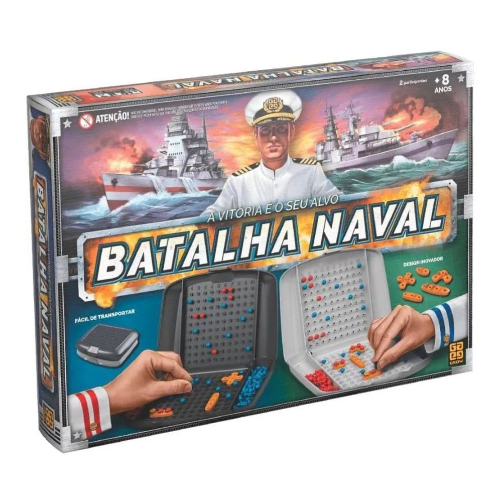 Jogo Batalha Naval Estrategia Classico Grow 01853