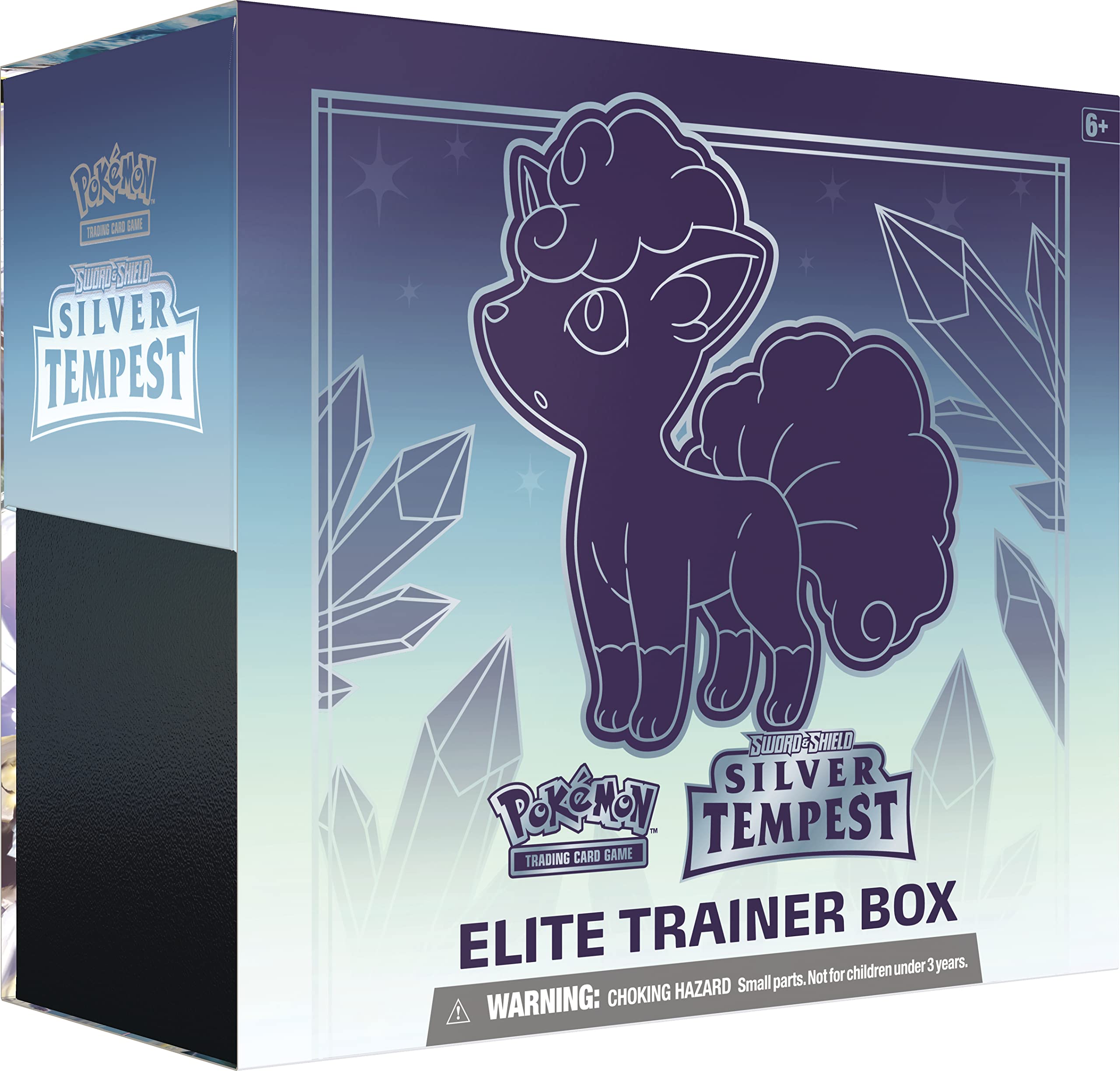 Caixa De Treinamento Pokémon Tcg Sword &amp; Shield Silver Tempest Elite