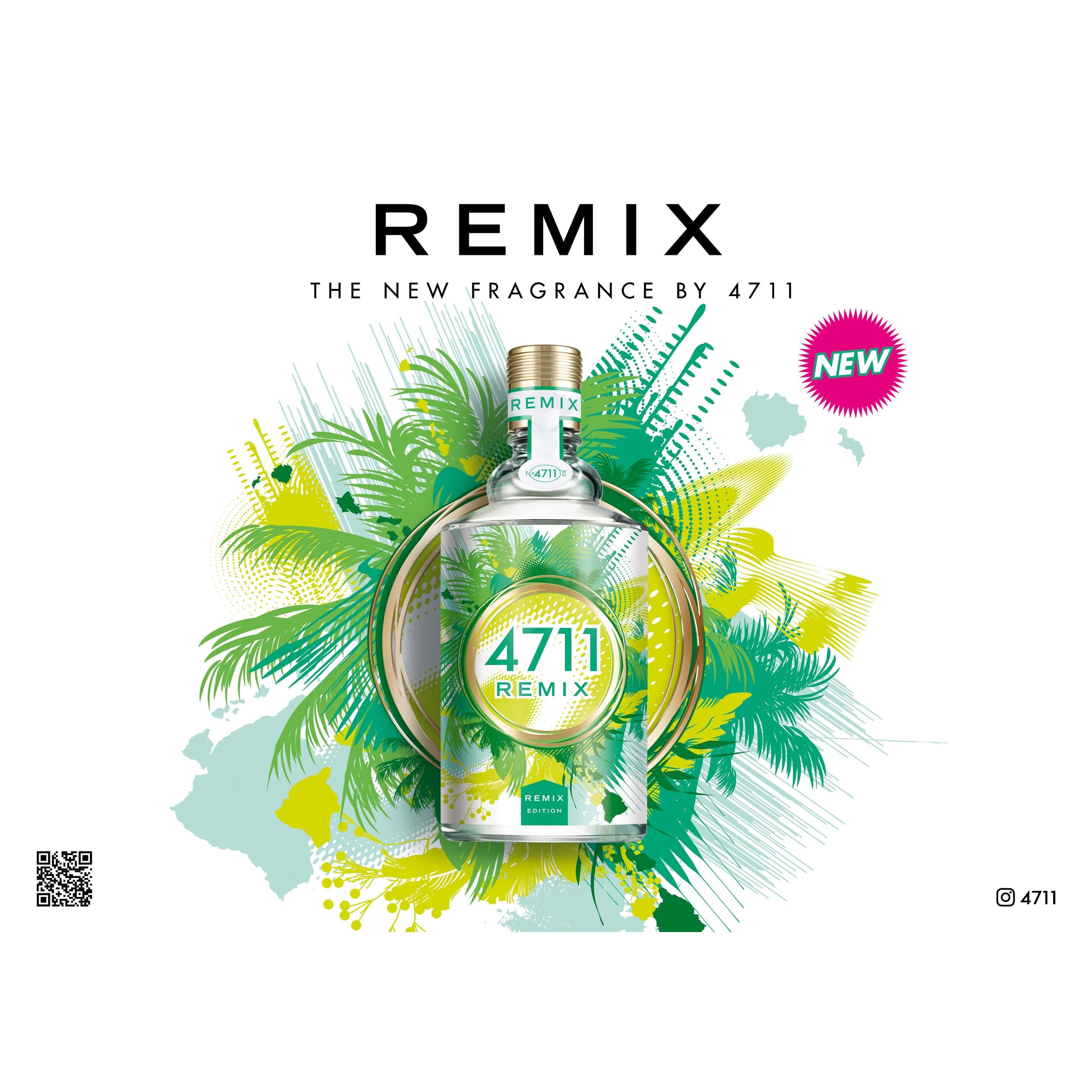 Perfume 4711 Remix Green Oasis Eau De Cologne 100ml Em Spray