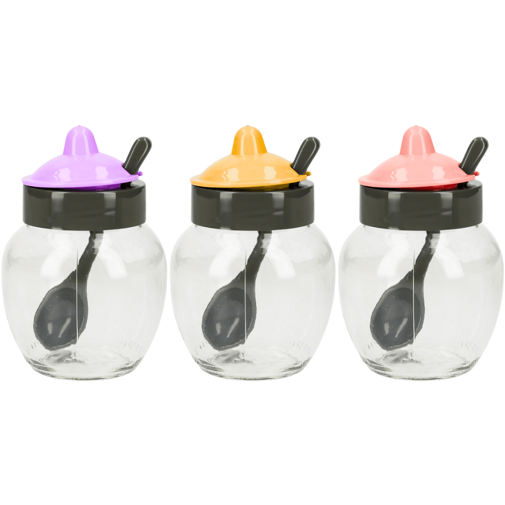 Porta Condimento Com Colher 370ml - Clink Clink