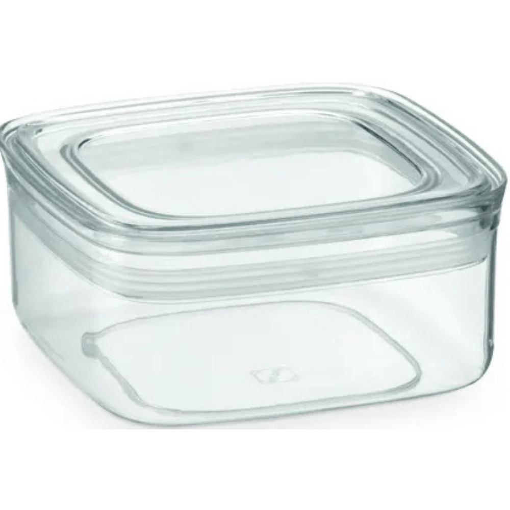 Pote Quadrado Com Tampa Hermético 700ml - Arthi Arthi Inox