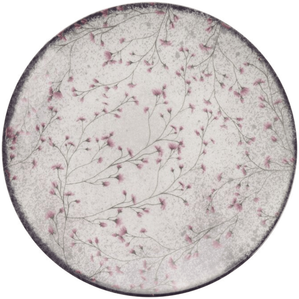 Prato De Sobremesa Floralis Em Porcelana 19cm - Tramontina Tramontina