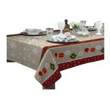 Toalha Mesa Retangular Gourmet 140x290cm Enfeites Raner