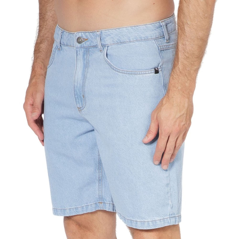 Bermuda Passeio Rip Curl Classic Blue Denim Light Blue