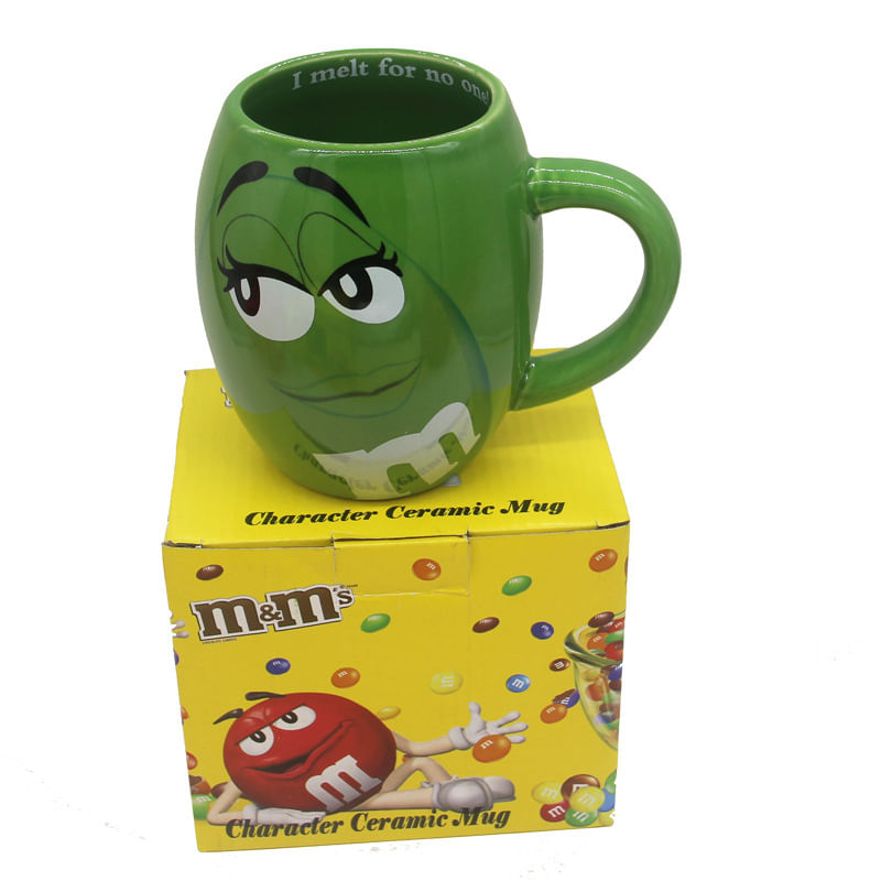 Caneca De Café Ceramic Bean Shape Novelty Para Casa 300ml