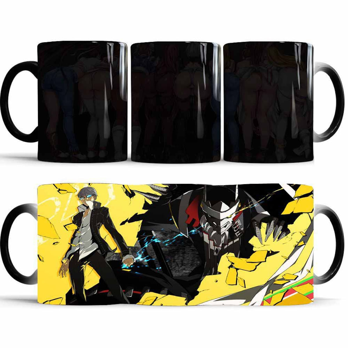 Caneca Mágica Personas Amamiyas Rens Com Mudança De Cor 400 Ml