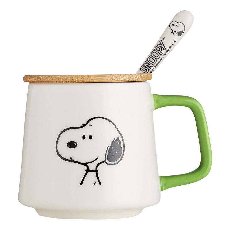 Caneca De Café Snoopys Anime Ceramic 320ml