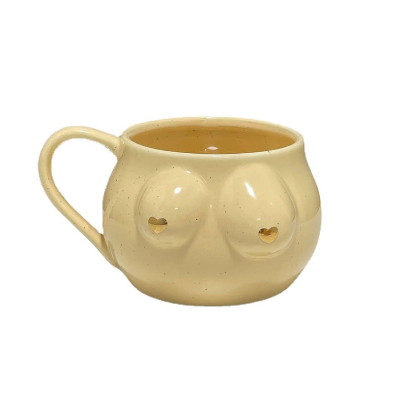 Caneca De Café Cerâmica Abstract Chest Novelty 270g