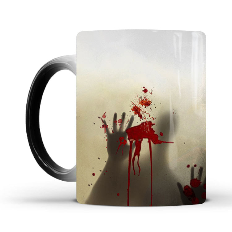 Caneca De Café Cup Color Changing Coffee Walkings Deads Anime