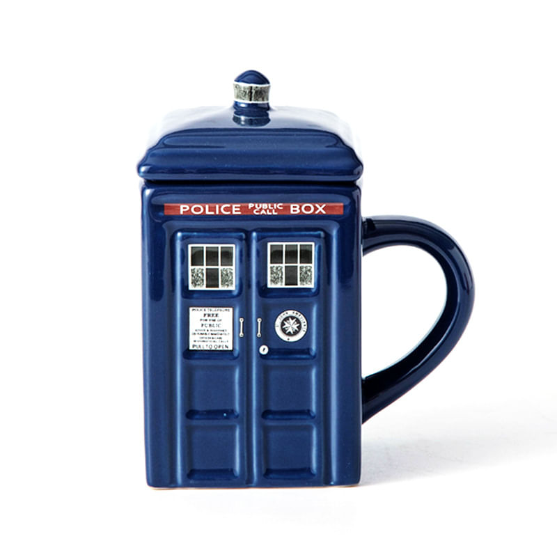 Caneca De Café De Cerâmica Xícara De Chá 450 Ml Doctor Who Theme