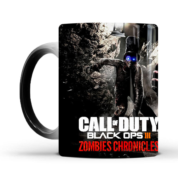 Caneca De Café Call Of Dutys Anime Que Muda De Cor 350 Ml