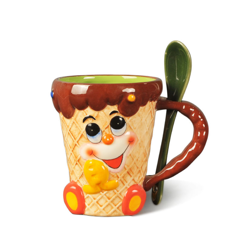 Caneca De Café Cerâmica Summer Ice Cream Novelty