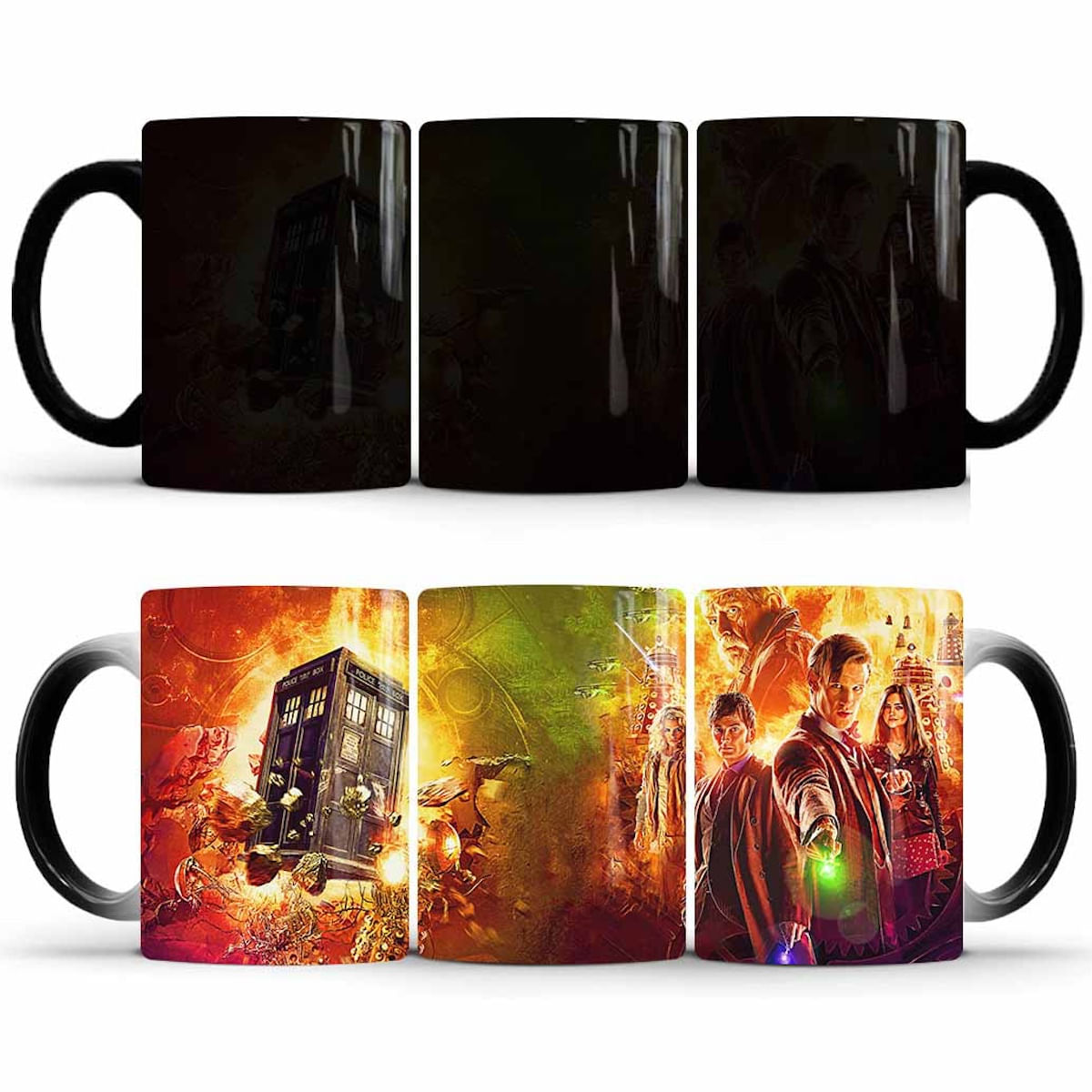 Caneca Mágica Para Chá Doctor Who Color Changing Coffee 400ml