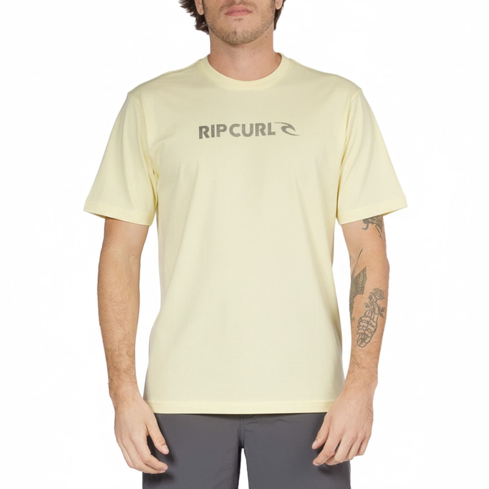Camiseta Rip Curl New Icon Sphere Lemon Ice