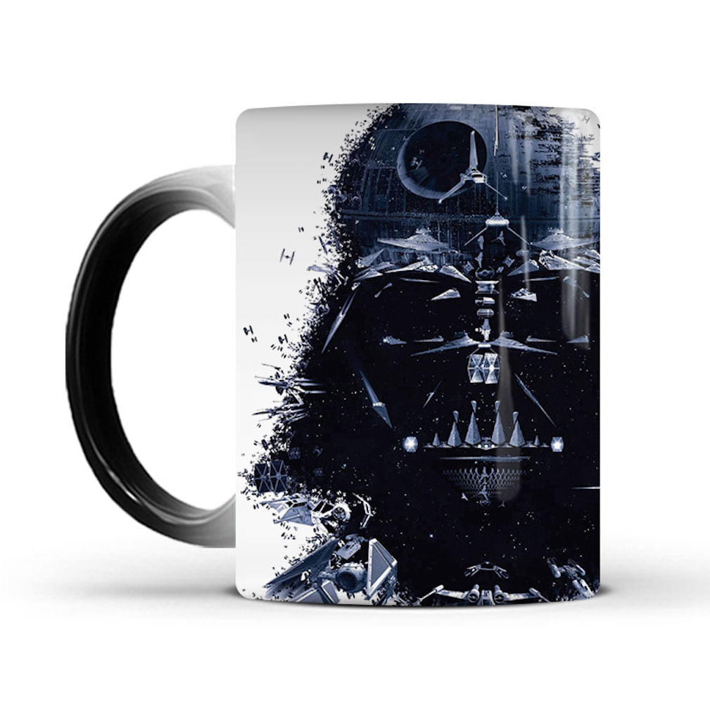 Caneca Darth Vader Color Changing Ceramic Coffee 330 Ml