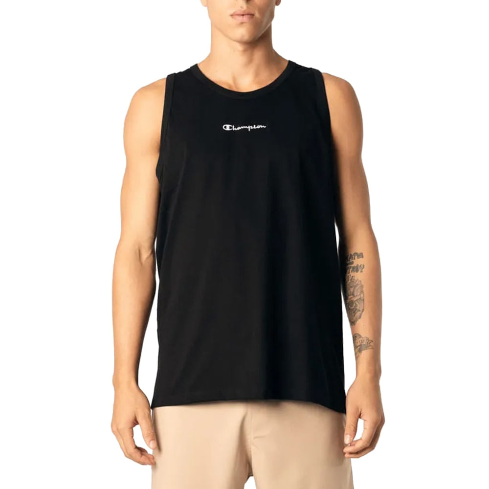 Regata Champion Mini Script Bordado Black